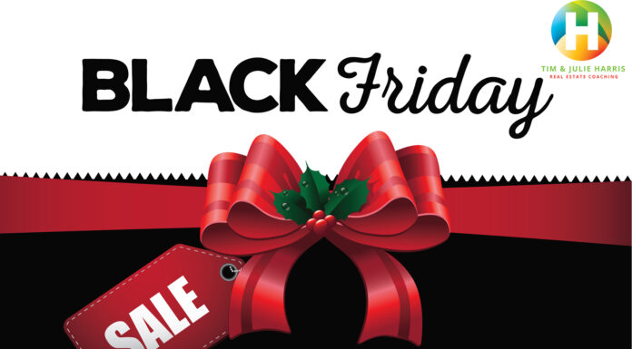 HOT DEAL!! A Harris Real Estate Coaching Black Friday Promotion just announced!!!