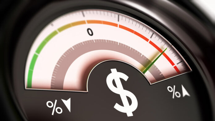 3d,Illustration,Of,A,Dial,With,Dollar,Symbol,With,Needle