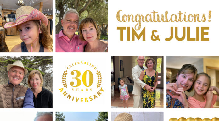 Tim and Julie Harris Celebrate Their 30th Anniversary