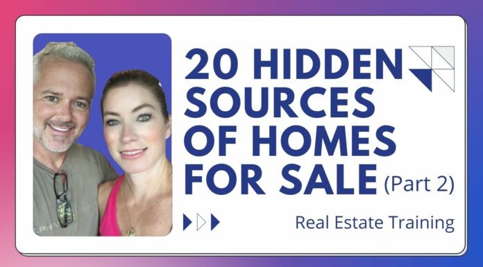 20 Hidden Sources Of Homes For Sale (2) | Real Estate Training