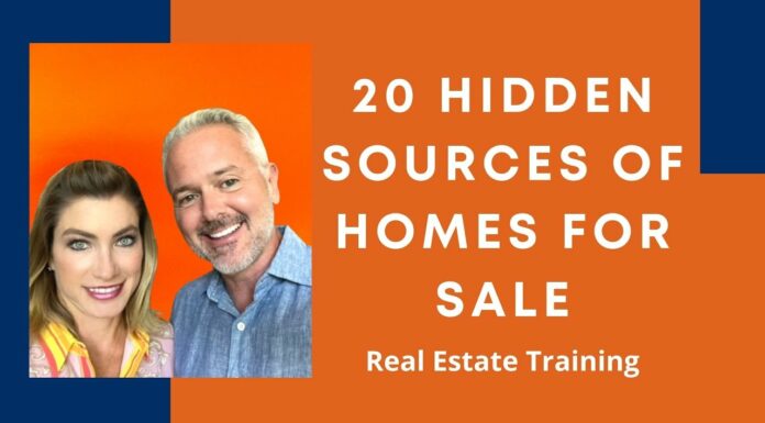 20 Hidden Sources Of Homes For Sale | Real Estate Training