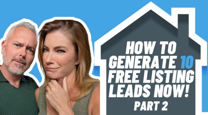Real Estate Coaching | How To Generate 10 FREE Listing Leads Now! (Part 2)