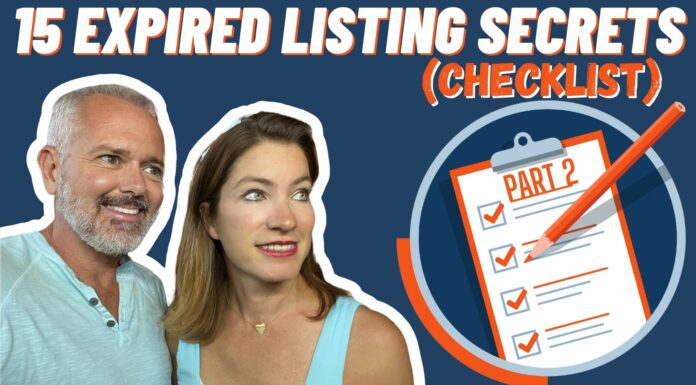 Real Estate Agents: 15 EXPIRED Listing Secrets (Check List) – Part 2