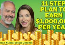 Real Estate Agents 11 Step Plan To Earn $1,000,000 Per Year