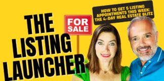 The Listing Launcher! How to Get 5 Listing Appointments This Week: The 4-Day Real Estate Blitz